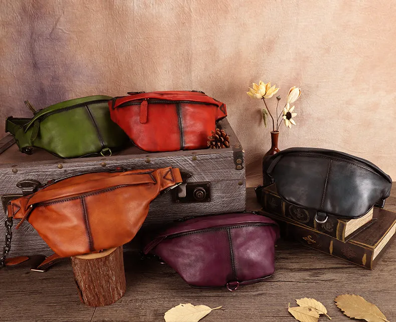 Vintage Waist Bag For Ladies Cross Chest Bag Sling Pack For Women
