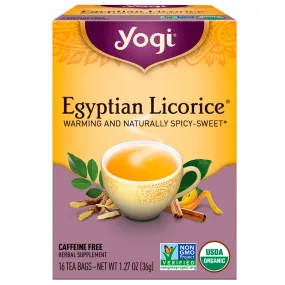 YOGI TEA - Egyptian Licorice Tea - 16 Tea Bags